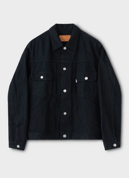 ジャケット・アウター PHIGVEL CLASSIC JEAN JACKET300 INDIGO 40 Phigvel Classic Jean Jacket Indigo