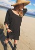 Berenik LONG SLEEVES DRESS - Black - Thumbnail 5