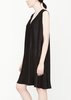 Berenik SLEEVELESS PLEATED SHIRT/DRESS SLEEVELESS - BLACK - Thumbnail 19