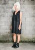 Berenik SLEEVELESS PLEATED SHIRT/DRESS SLEEVELESS - BLACK - Thumbnail 23
