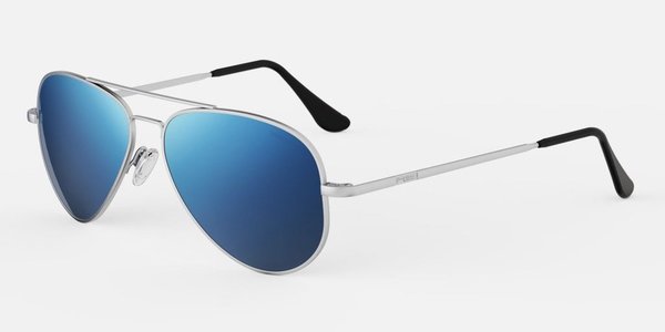 Randolph Engineering Concorde Polarised sunglasses - matt chrome/cobalt Randolph Engineering Concorde Polarised sunglasses - matt chrome/cobalt