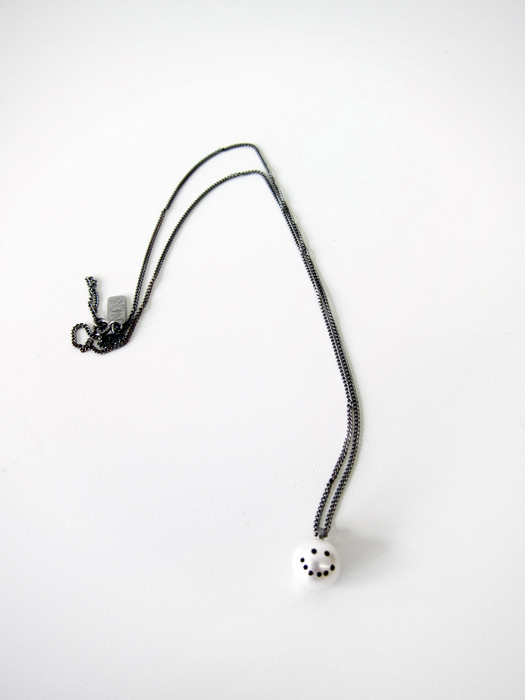 Nektar De Stagni Pearl Pave Smiley Pendant Nektar De Stagni Pearl Pave Smiley Pendant