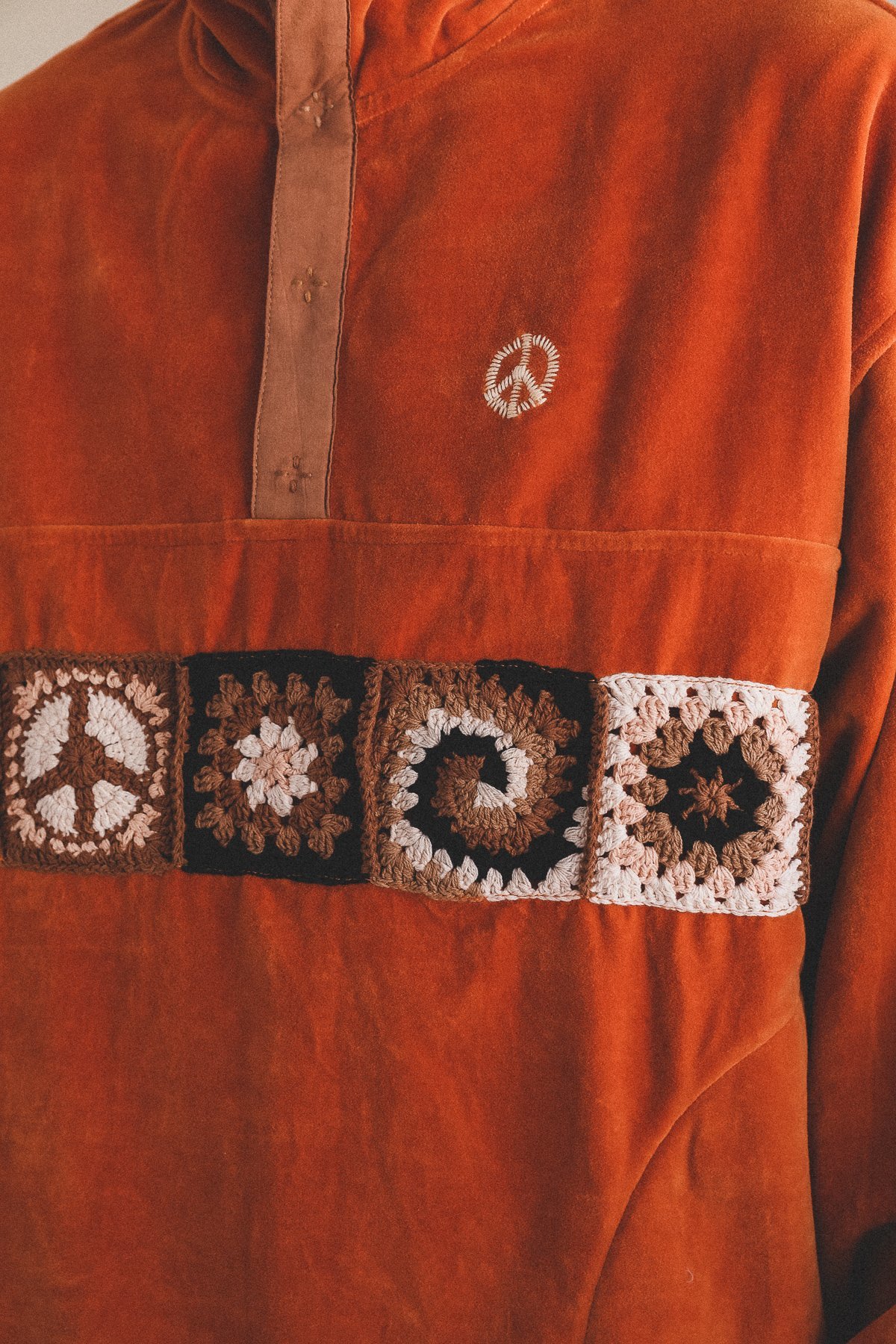 STORY mfg. POLITE PULLOVER - SUN SPIRAL COTTON VELVET | Garmentory