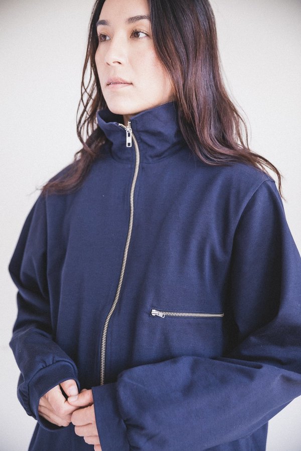 Camiel Fortgens TRACK JACKET - DARK BLUE JERSEY | Garmentory