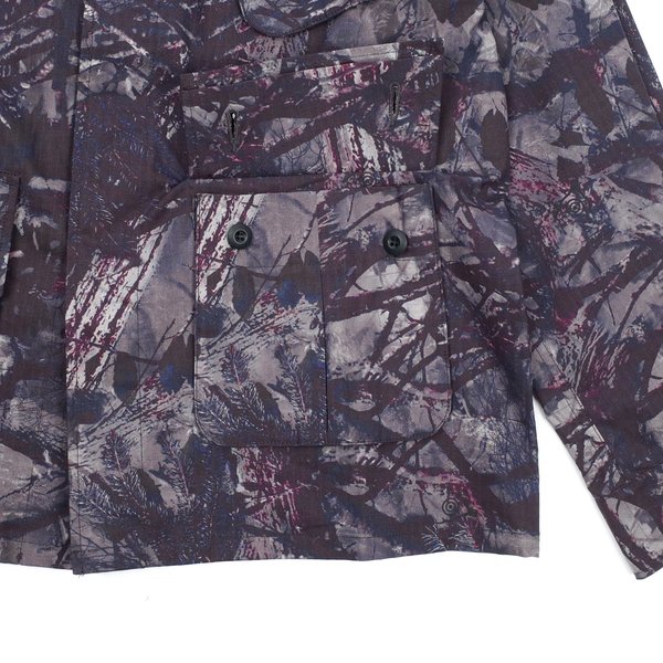 South2 West8 CAMO JUNGLE FATIGUE JACKET - PURPLE/GREY | Garmentory