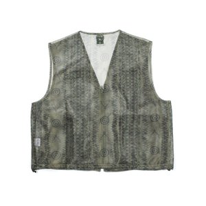 トップス South2 West8 Heavyweight Mesh vest XS South2 West8 HEAVYWEIGHT MESH BUSH TREK VEST - SKULL & TARGET