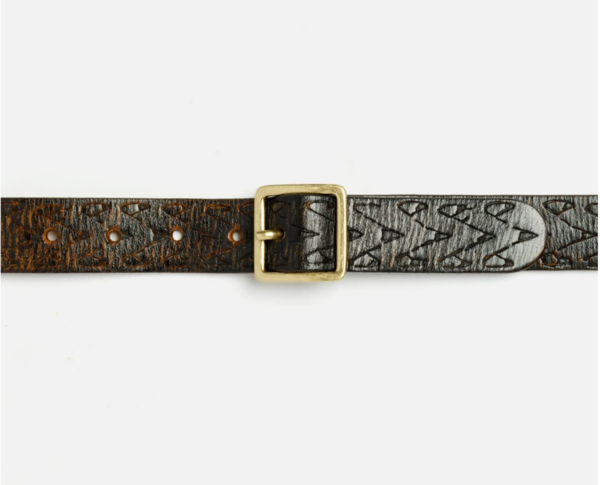 Re/done embossed square buckle belt Redone Embossed Square Buckle Belt Re/Done main image 2