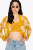 Callahan Meg Cardigan Set - Mustard - Thumbnail 2