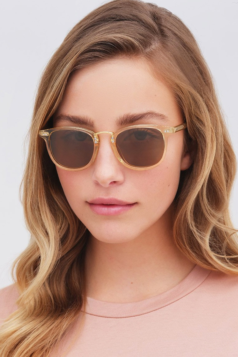 Krewe Franklin sunglasses - Neutral/Amber | Garmentory display picture 3