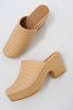 Beklina Ribbed Clog - Pretzel - Thumbnail 1