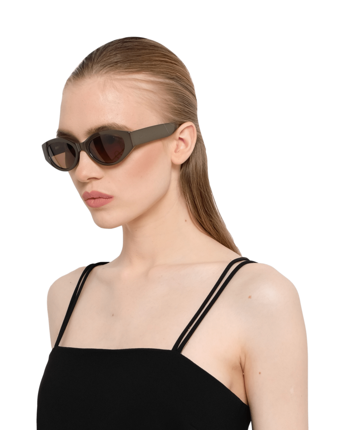 DMY by DMY The Quin Sunglasses DMY by DMY Quin Cat-Eye Sunglasses - Brown Sunglasses  main image 3