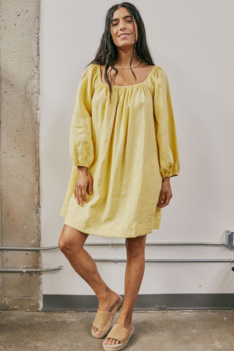 co linen dress Shoreline Linen Maxi