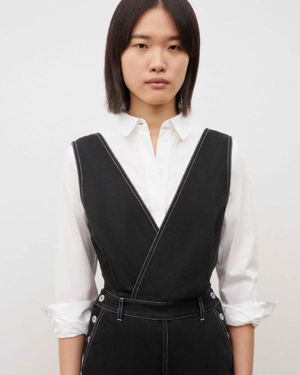 Kowtow Tokyo Jumpsuit - Black Denim | Garmentory