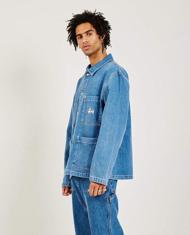 Stussy Denim Chore Jacket - Blue | Garmentory