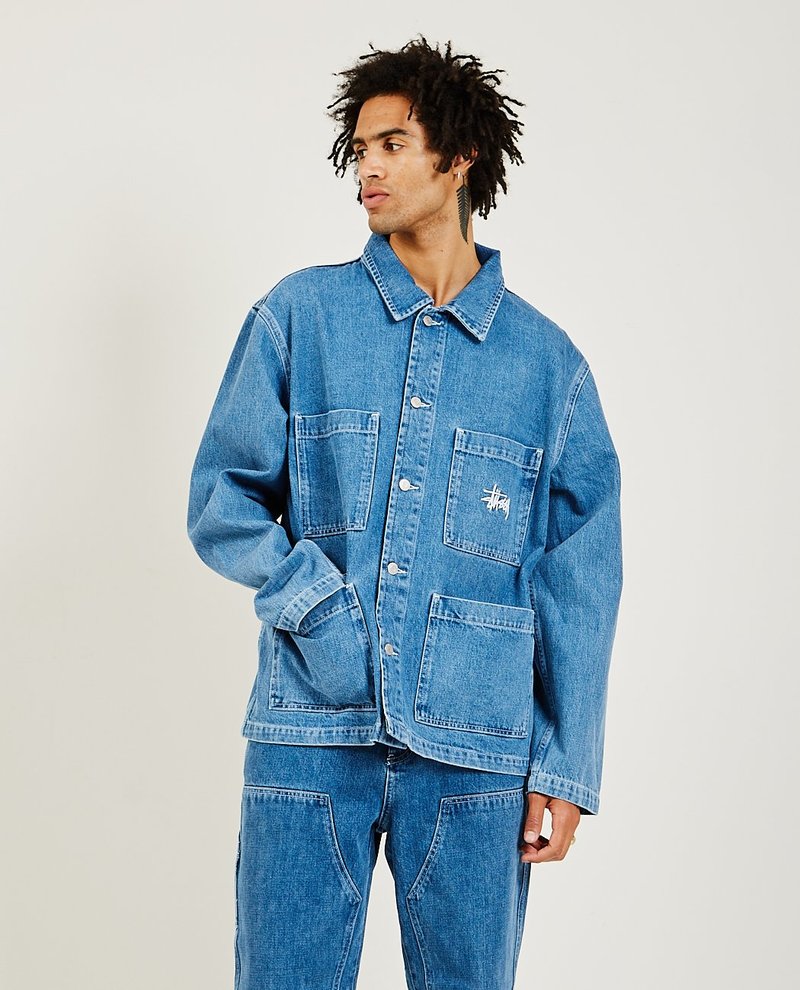 Stussy Denim Chore Jacket - Blue | Garmentory