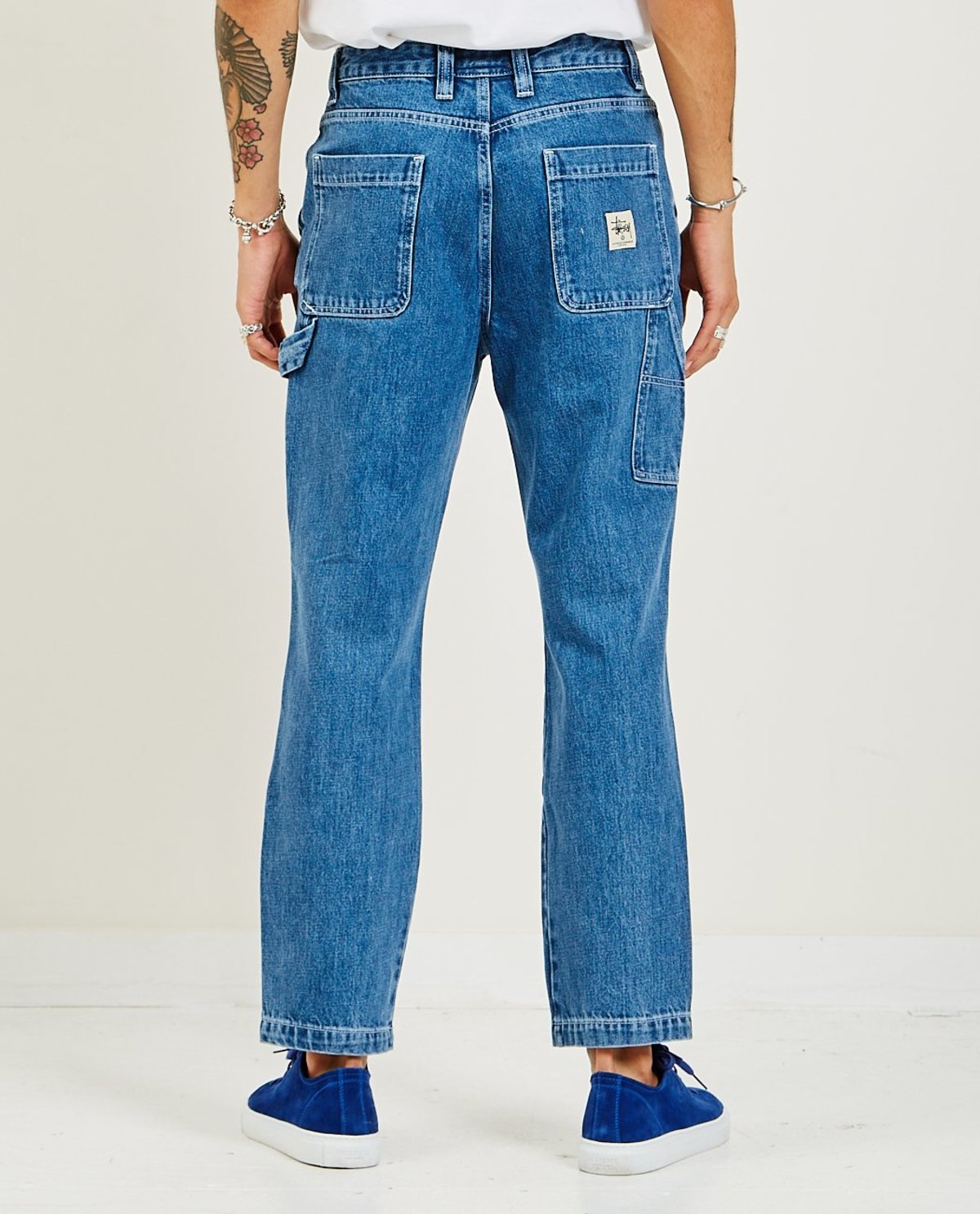 Stussy Denim Work Pant - blue | Garmentory