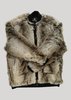 Berenik FAUX RACCOON PILOT JACKET - black/beige - Thumbnail 20