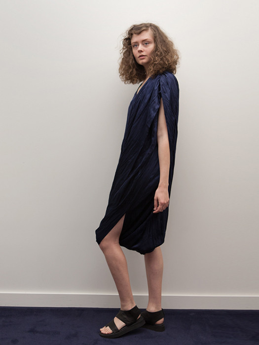 Rowena Sartin Scarf Rectangle Dress with Neck Tie Rowena Sartin Scarf Rectangle Dress with Neck Tie