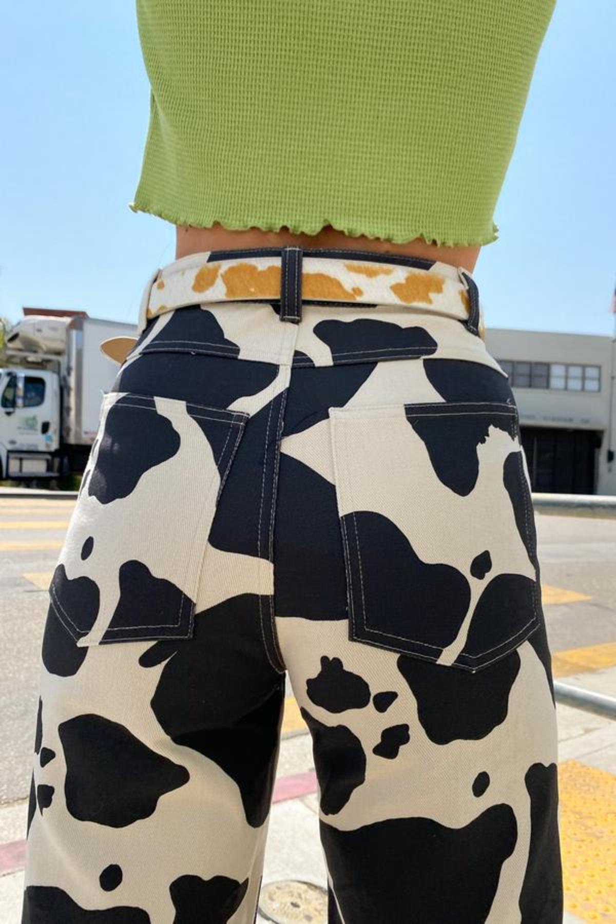 Lisa Says Gah Robyn Jean - BLACK/IVORY COW - Image 2 of 2