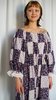 BY LIV HANDMADE ZINNIA PEASANT DRESS - purple - Thumbnail 3