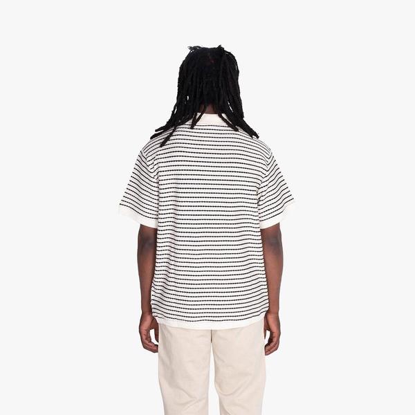 Fucking Awesome School Day Quarter Zip Polo Shirt - Black/White
