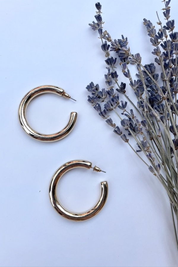 Casa Clara Nebraska Hoop - Gold