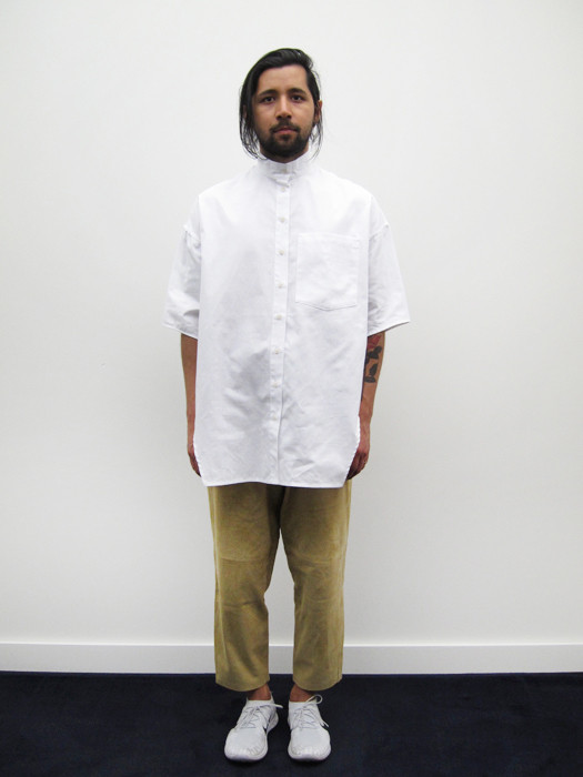 Unisex Eckhaus Latta Short Sleeve Button Down Unisex Eckhaus Latta Short Sleeve Button Down