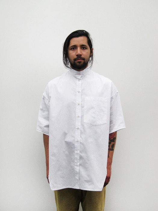 Unisex Eckhaus Latta Short Sleeve Button Down Unisex Eckhaus Latta Short Sleeve Button Down