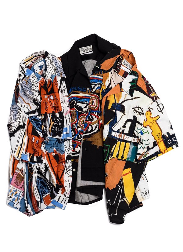 WACKO MARIA-GUILTY PARTIES Jean-Michel Basquiat S/S Hawaiian Shirt