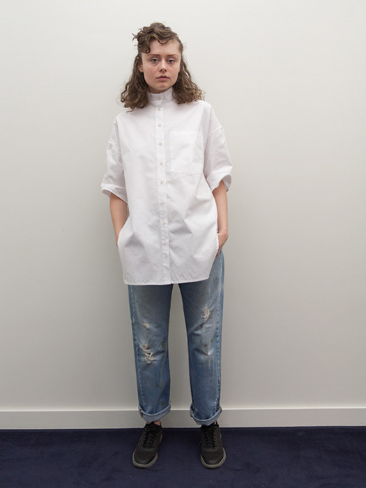 Unisex Eckhaus Latta Short Sleeve Button Down Unisex Eckhaus Latta Short Sleeve Button Down