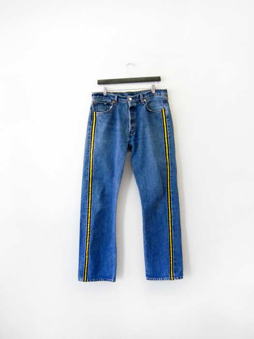 Unisex BLESS Sidestripes Jeans, 35 Unisex BLESS Sidestripes Jeans, 35