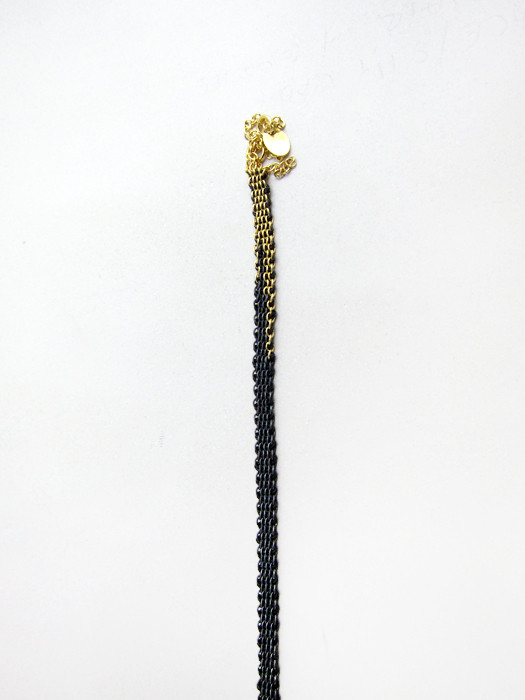 17 by Stephanie Schneider Silk and Sterling Necklace 17 by Stephanie Schneider Silk and Sterling Necklace