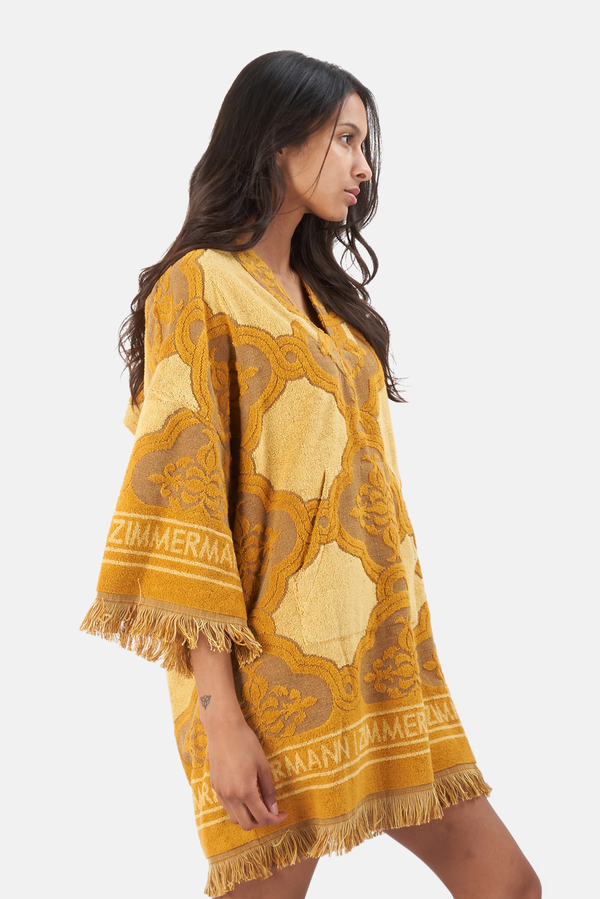 Zimmermann Aliane Terry Towel Dress - Mustard