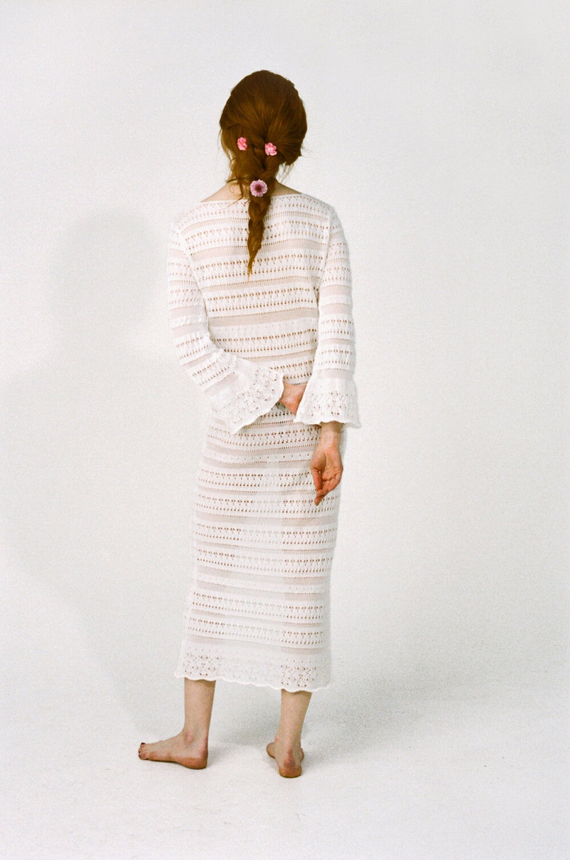 【関税込み】Gimaguas ホワイト Bridget フーディ GIMAGUAS Brigitte Dress - White | Garmentory