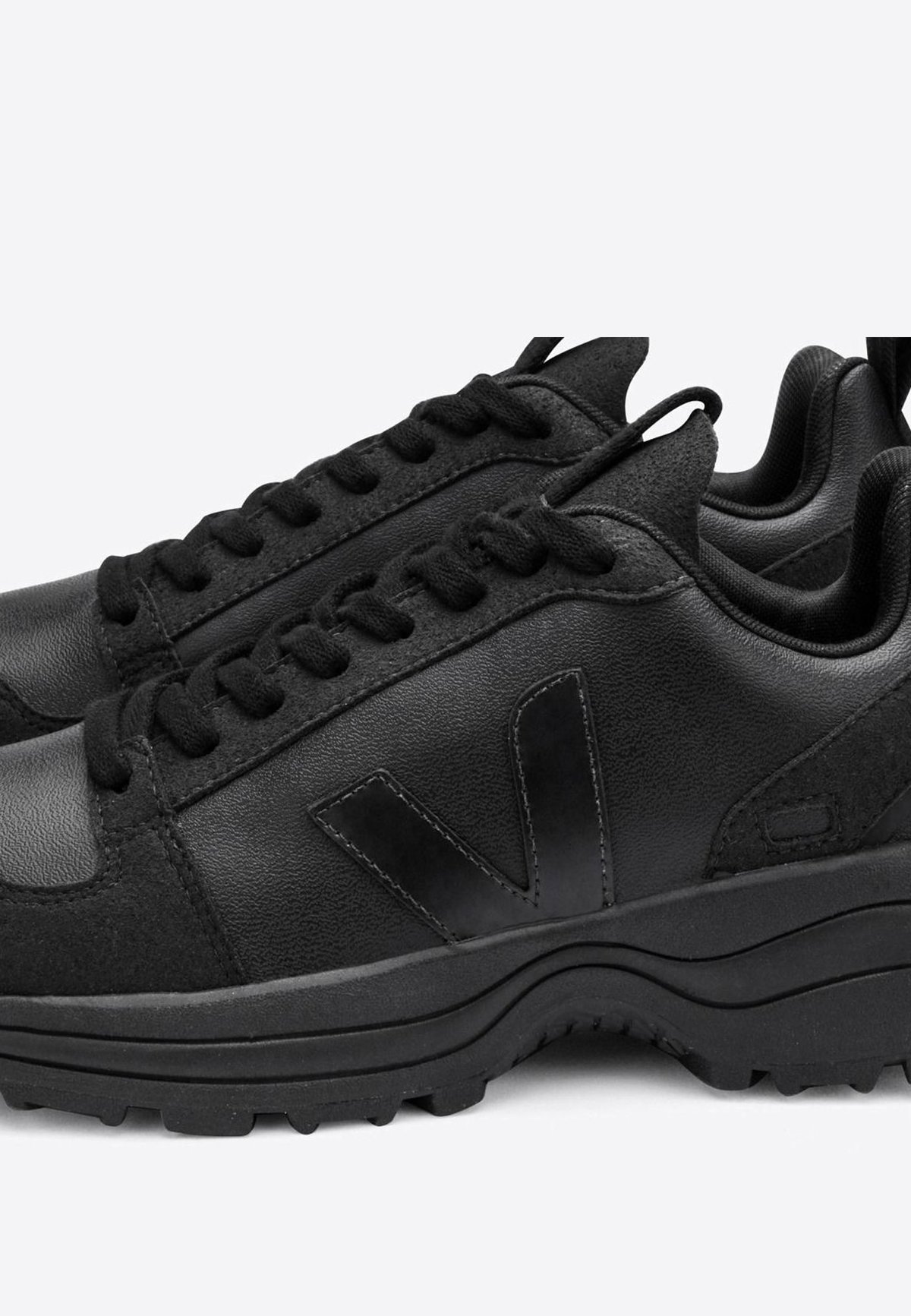UNISEX VEJA Rick Owens Hiking Style CWL SNEAKERS - full black