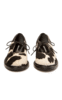 Nicole Saldana fabiana shoes -  black/white cow-printed haircalf - Thumbnail 2