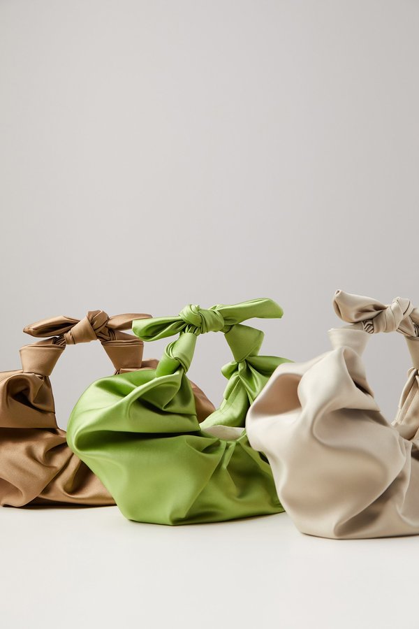 A Bronze Age Kiku Croissant Bag - Champagne | Garmentory