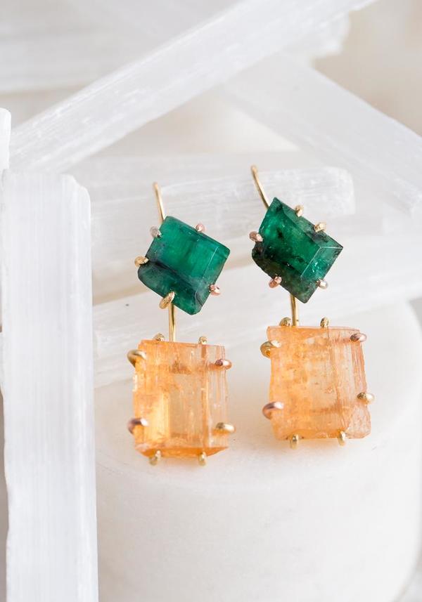 Variance Objects Imperial Topaz Drops - 14KT-18KT Gold Variance Objects Imperial Topaz Drops - 14KT-18KT Gold