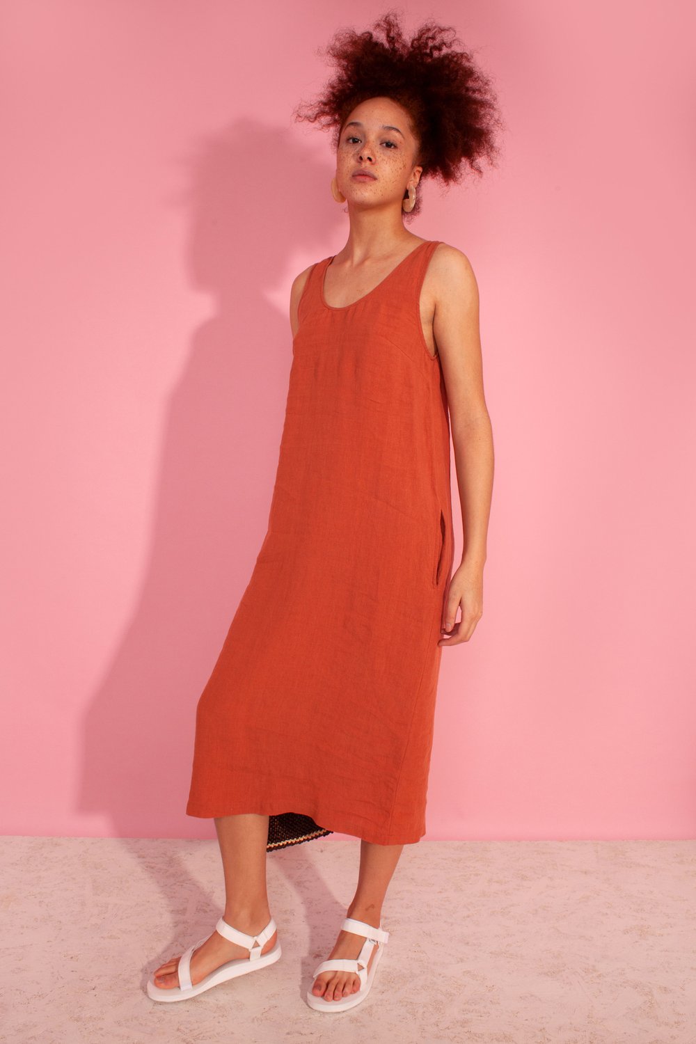 Formal Dress Pattern Basic Shift Dress Basic Linen Shift Dress Chocolate  Garmentory