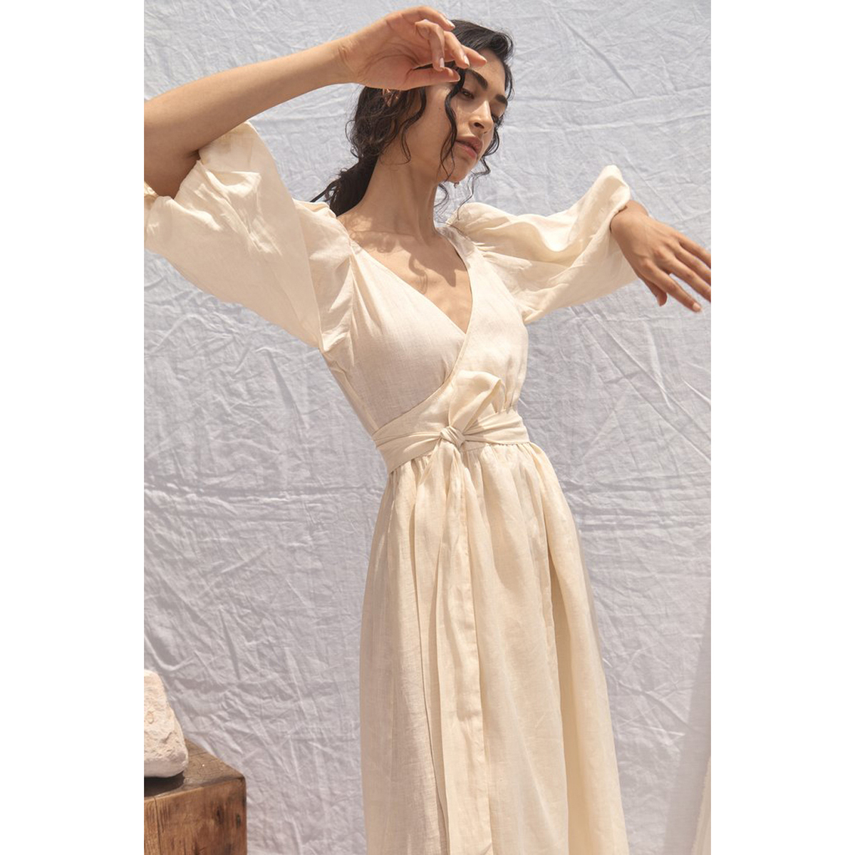 All That Remains Lia Dress - Bone - Image 4 of 7