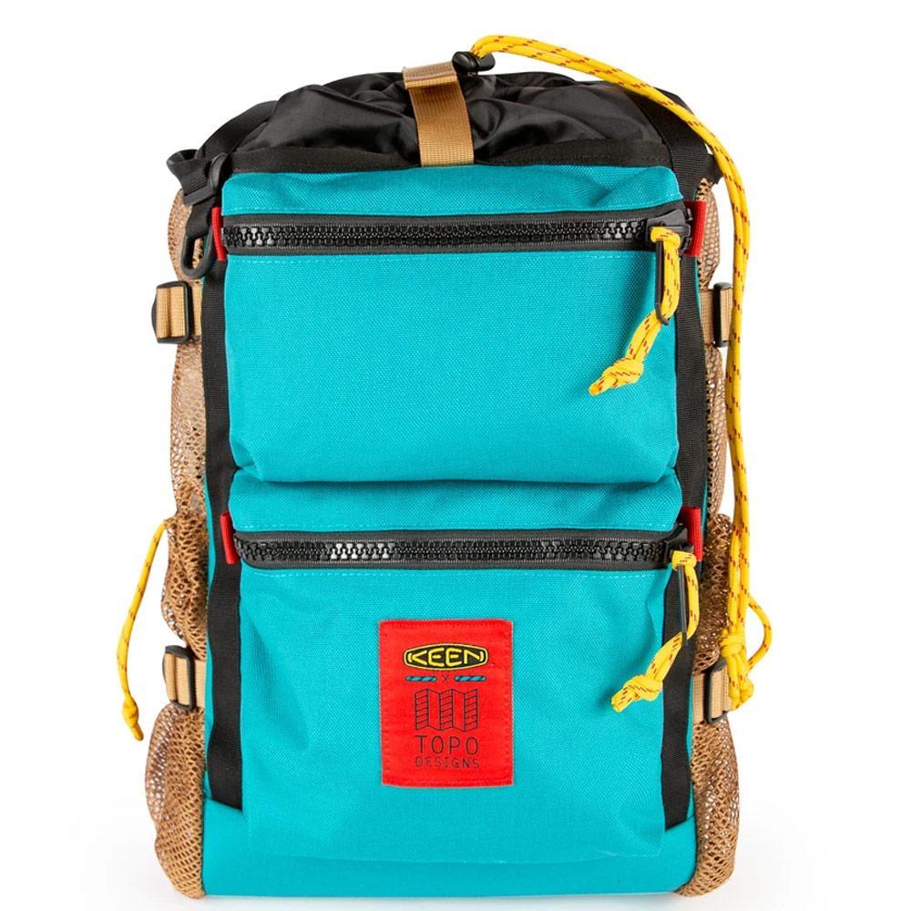 Topo Designs x Keen River Backpack Tote Turquoise Garmentory