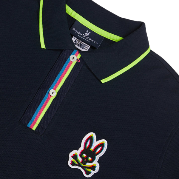 Psycho Bunny Holloway Men B6K167N1PC-410 Polo Navy Garmentory