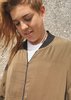 Berenik SILKY CUPRO BOMBER JACKET - khaki - Thumbnail 6