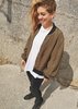 Berenik SILKY CUPRO BOMBER JACKET - khaki - Thumbnail 9