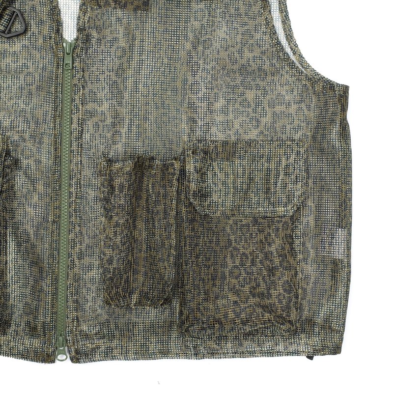 トップス South2 West8 Heavyweight Mesh vest XS South2 West8 HEAVYWEIGHT MESH BUSH TREK VEST - LEOPARD