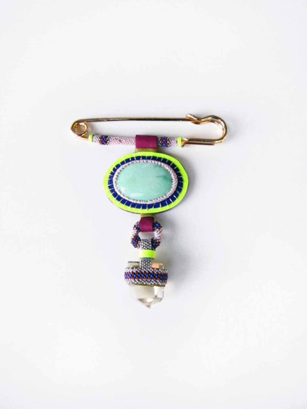 Unisex Robin Mollicone Smoky Quartz Pin | Garmentory