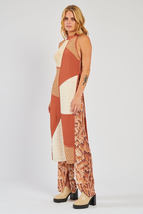 Nanushka Wendi Crochet Dress - Multicolor