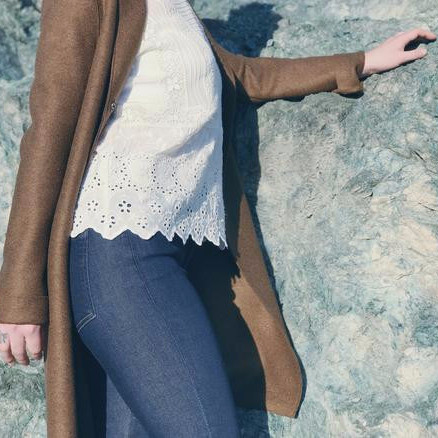 Ulla Johnson Adrienne Scalloped Eyelet Victorian Blouse Ulla Johnson Adrienne Scalloped Eyelet Victorian Blouse