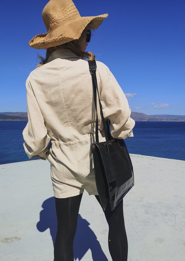 Berenik SUMMER LINEN DRESS/JACKET - Natural White