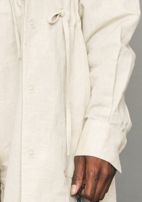 Berenik SUMMER LINEN DRESS/JACKET - Natural White